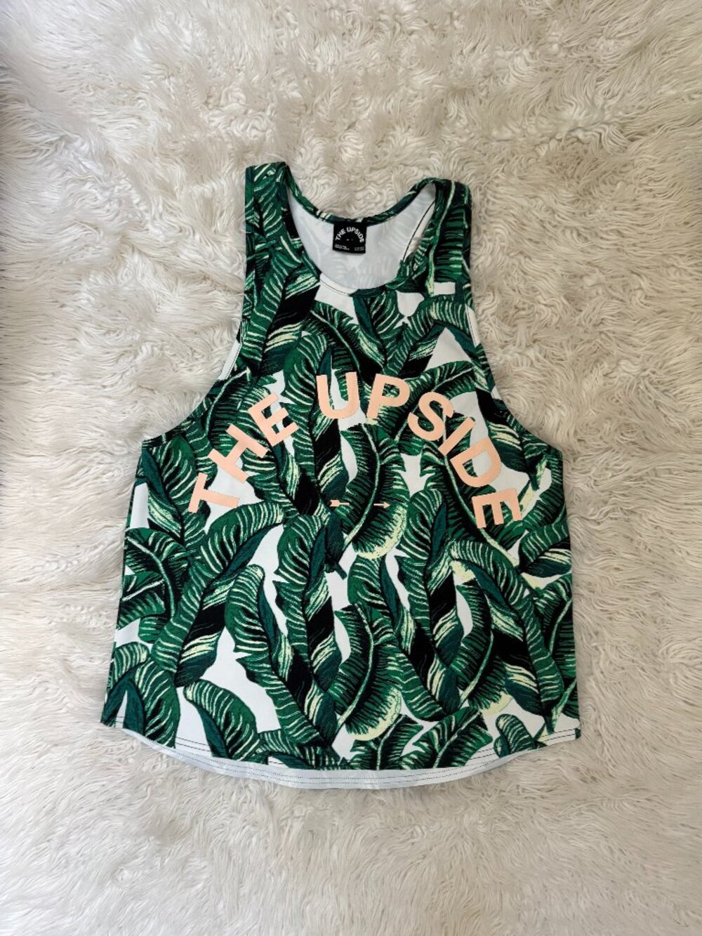 The Upside Racerback Printed Tank Top Size Small